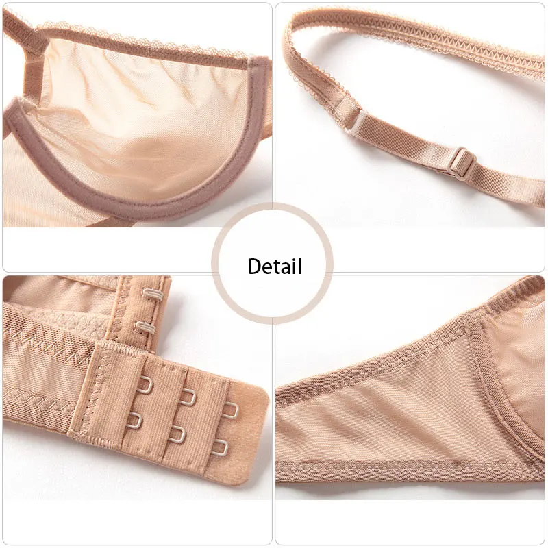 High Quality Unlined Ultra Thin Bra And Panty Set Sexy Women Lace Embroidery Underwear Suit 70-85ABCD Lingerie Summer Breathable
High Quality Unlined Ultra Thin Bra And Panty Set Sexy Women Lace Embroidery Underwear Suit 70-85ABCD Lingerie Summer Breathable