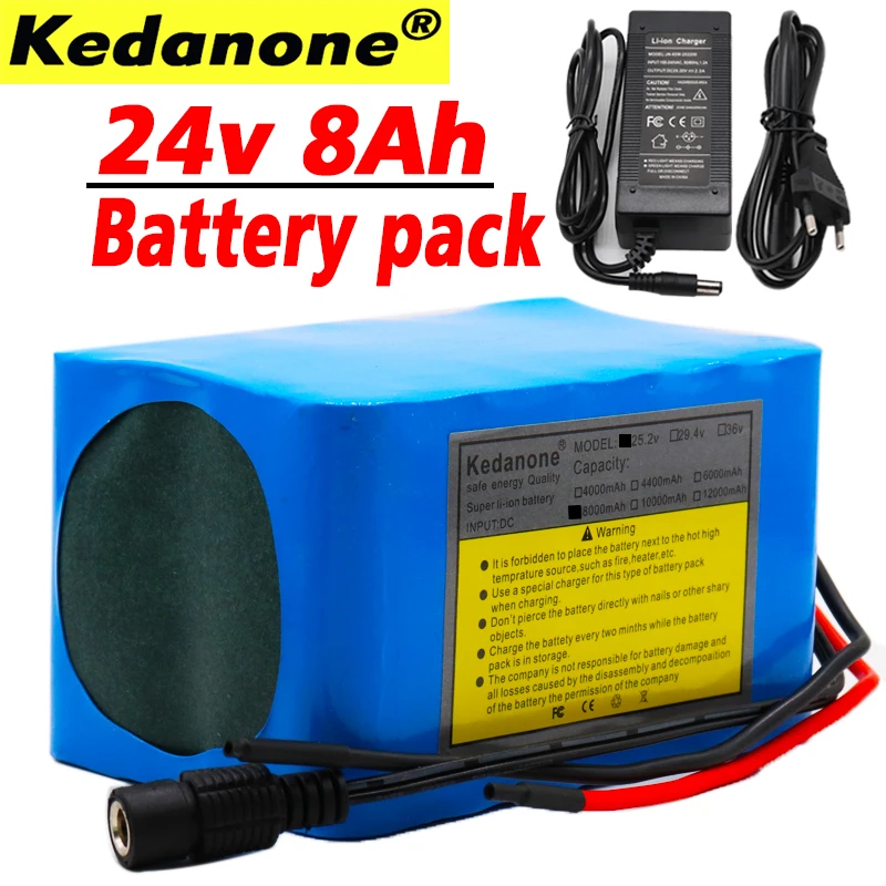 Новый 6S4P 24 v 8Ah литиевая батарея esooter 25 V литий ионный аккумулятор для коляски DC 250 w
