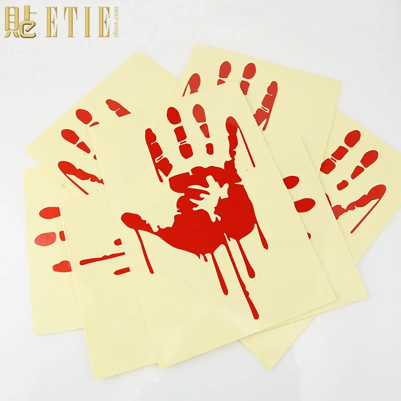 Etie Blood Hand Red Reflective Vinyl Sticker Halloween Decoration Decal Car Window Sticker Auto Accessories
Etie Blood Hand Red Reflective Vinyl Sticker Halloween Decoration Decal Car Window Sticker Auto Accessories