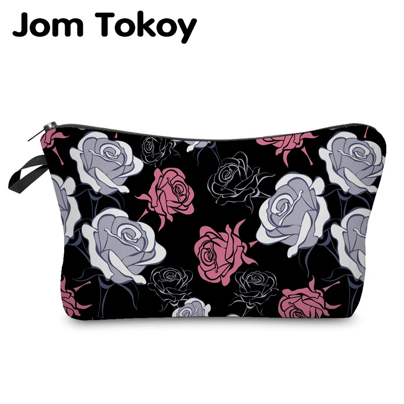 Jom Tokoy, новая модная сумка для макияжа, женская сумка с цветочным принтом, для путешествий, косметичка
Jom Tokoy, новая модная сумка для макияжа, женская сумка с цветочным принтом, для путешествий, косметичка