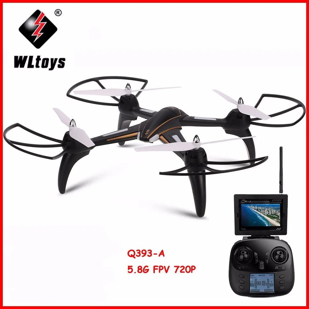 

WLtoys Q393 Radio Control RC Drone Dron 5.8G FPV 5MP Camera Headless Mode Quadcopters Flying Helicopter with Light RTF Drones