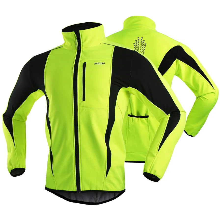 Arsuxeo Winter Cycling Jacket MenThermal Windproof MTB Bike Bicycle Windbreaker Sport Clothing Soft Shell Coat Cycling Jersey
Arsuxeo Winter Cycling Jacket MenThermal Windproof MTB Bike Bicycle Windbreaker Sport Clothing Soft Shell Coat Cycling Jersey