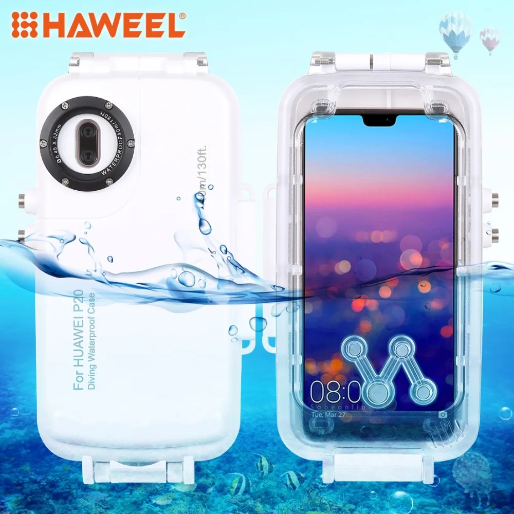 Водонепроницаемый корпус для дайвинга HAWEEL 40 м/130 футов, подводный Чехол для фото-и видеосъемки Для Huawei P20
Водонепроницаемый корпус для дайвинга HAWEEL 40 м/130 футов, подводный Чехол для фото-и видеосъемки Для Huawei P20
