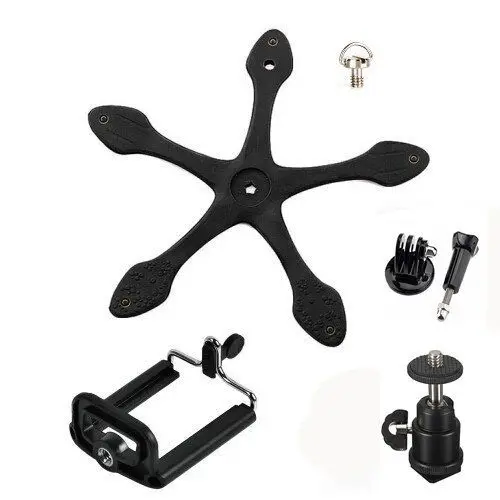 Flexible Stand/Holder Mini Tripod Mount Portable for Smart Phone, GoPro,Camera and Other Digital Devices (Black)
Flexible Stand/Holder Mini Tripod Mount Portable for Smart Phone, GoPro,Camera and Other Digital Devices (Black)