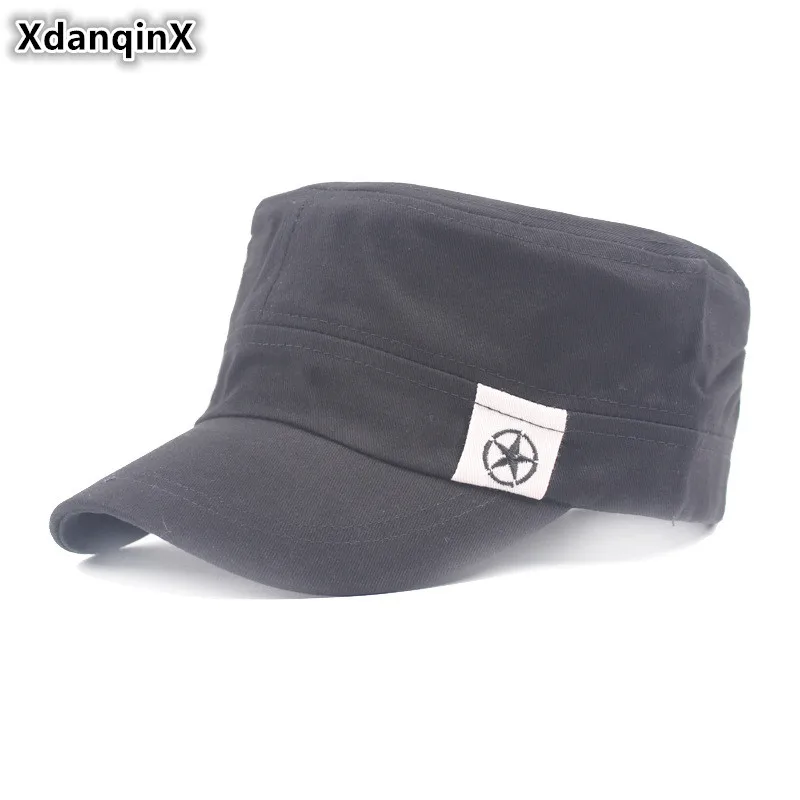 XdanqinX Men's Cap Fashion Cotton Army Military Hats NEW Male Bone Brand Visor Hat Adjustable Size Snapback Flat Caps For Men
XdanqinX Men's Cap Fashion Cotton Army Military Hats NEW Male Bone Brand Visor Hat Adjustable Size Snapback Flat Caps For Men
