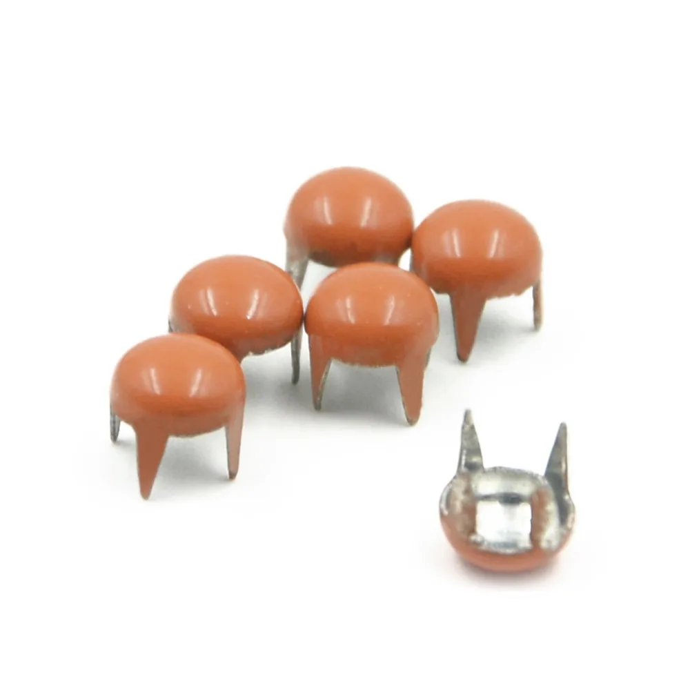 100pcs 5mm Mix 6 Colors Round Studs Claw Nails 4 Claws Rivets Spikes Leather DIY Punk
100pcs 5mm Mix 6 Colors Round Studs Claw Nails 4 Claws Rivets Spikes Leather DIY Punk