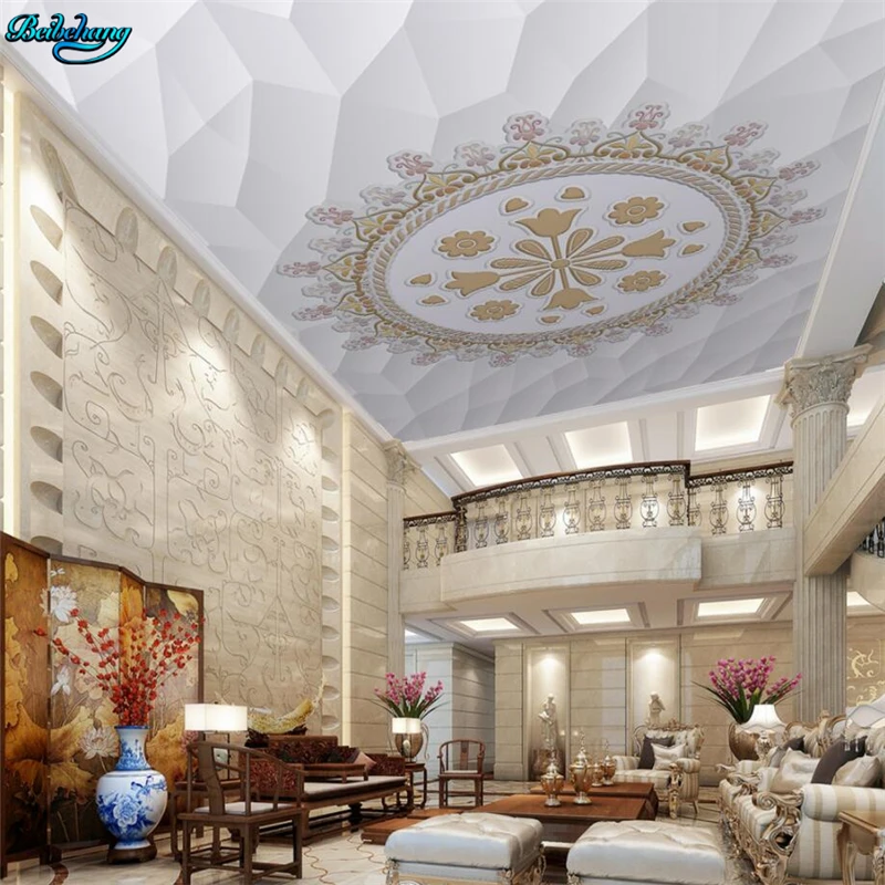 beibehang Large Custom Wallpapers Continental Embossed Pattern Stereo Ceiling Zenith Mural Decorative
beibehang Large Custom Wallpapers Continental Embossed Pattern Stereo Ceiling Zenith Mural Decorative