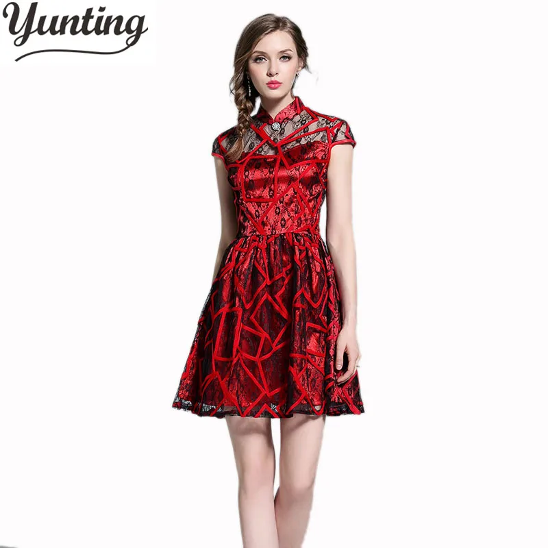2021 Summer High Quality Runway New Fashion women Short sleeve Hollow flower Patchwork dress
2021 Summer High Quality Runway New Fashion women Short sleeve Hollow flower Patchwork dress