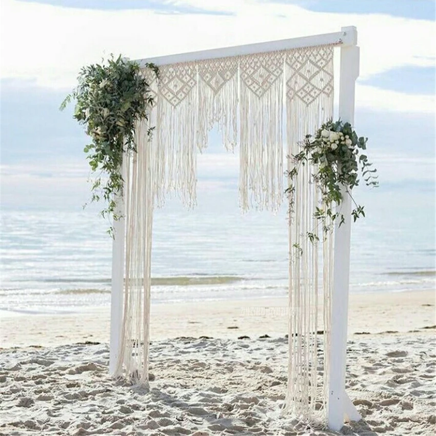 2M/3M Length Handmade Macrame Bohemia Tassel Hanging Tapestry Hand-woven Rope Curtain Fashion Wedding Backdrop Wall
2M/3M Length Handmade Macrame Bohemia Tassel Hanging Tapestry Hand-woven Rope Curtain Fashion Wedding Backdrop Wall
