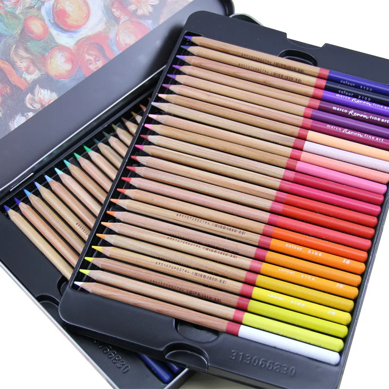 Marco 100 Color Pencils Professional Oily Lapis De Cor Profissional Colored For Drawing Sketch Set Art Supplies Free Shipping
Marco 100 Color Pencils Professional Oily Lapis De Cor Profissional Colored For Drawing Sketch Set Art Supplies Free Shipping