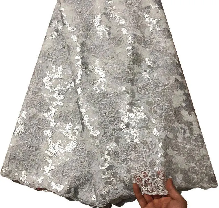 High quality White African handcut lace fabric shining organza lace fabric with sequins and stones for party BK009
High quality White African handcut lace fabric shining organza lace fabric with sequins and stones for party BK009
