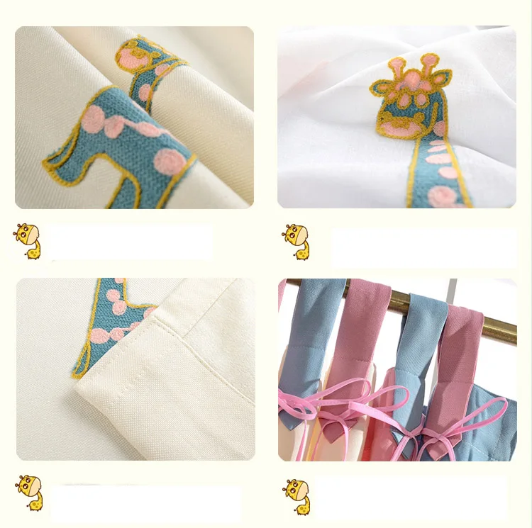 ZRCortinas Cartoon Deer Pattern Cloth Curtain for Kids Bedroom Yellow Pink Blue Splicing Curtain for Modern Living Room
ZRCortinas Cartoon Deer Pattern Cloth Curtain for Kids Bedroom Yellow Pink Blue Splicing Curtain for Modern Living Room