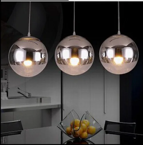 Simple modern bar stairs (one to three lights) restaurant lights living room lamp plating spherical glass ball chandelier lamp
Simple modern bar stairs (one to three lights) restaurant lights living room lamp plating spherical glass ball chandelier lamp