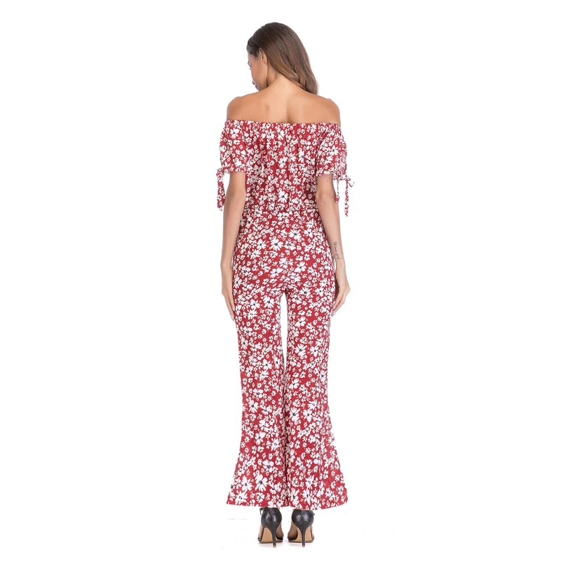 Off-the-shoulder collar wide leg high waist plus size jumpsuit women fashion floral chiffon jumpsuit 2019 summer women jumpsuit
Off-the-shoulder collar wide leg high waist plus size jumpsuit women fashion floral chiffon jumpsuit 2019 summer women jumpsuit