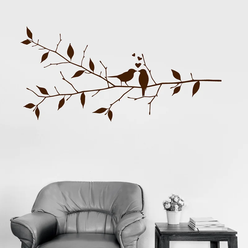Vinyl Wall Decal Birds Tree Branch Love Romantic Wall Stickers Living room Bedroom Home Decoration DIY Art Murals JG2667
Vinyl Wall Decal Birds Tree Branch Love Romantic Wall Stickers Living room Bedroom Home Decoration DIY Art Murals JG2667