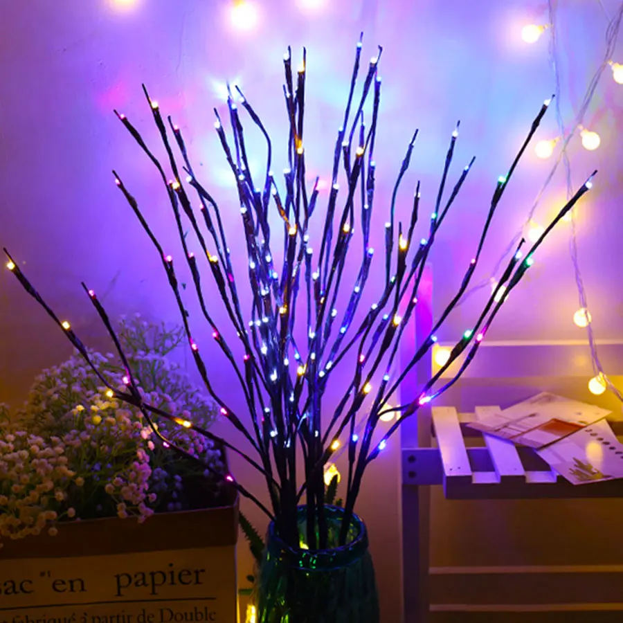 Creative Twig Lights 20LEDs Bulbs Light Vase Filler Flower Willow Branch Light Lamp Home Indoor Holiday Wedding Party Decoration
Creative Twig Lights 20LEDs Bulbs Light Vase Filler Flower Willow Branch Light Lamp Home Indoor Holiday Wedding Party Decoration
