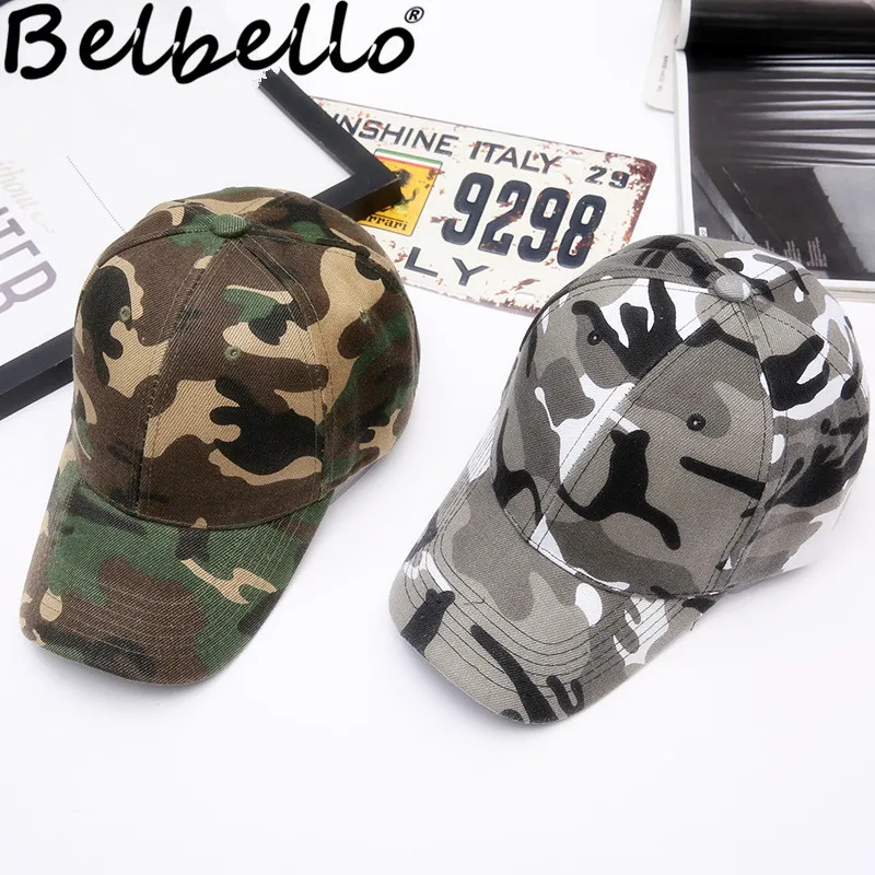 Belbello, новый стиль, летняя мужская камуфляжная бейсболка для улицы, женская шляпа от солнца для отдыха, удобные хлопковые кепки
Belbello, новый стиль, летняя мужская камуфляжная бейсболка для улицы, женская шляпа от солнца для отдыха, удобные хлопковые кепки