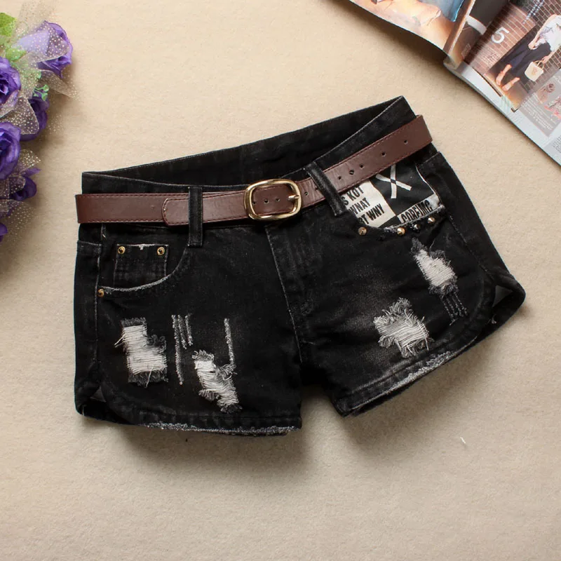 Summer Denim Shorts Low Waist Female Sexy Shorts Black Jeans Women Large Plus Size Ripped Shorts
Summer Denim Shorts Low Waist Female Sexy Shorts Black Jeans Women Large Plus Size Ripped Shorts
