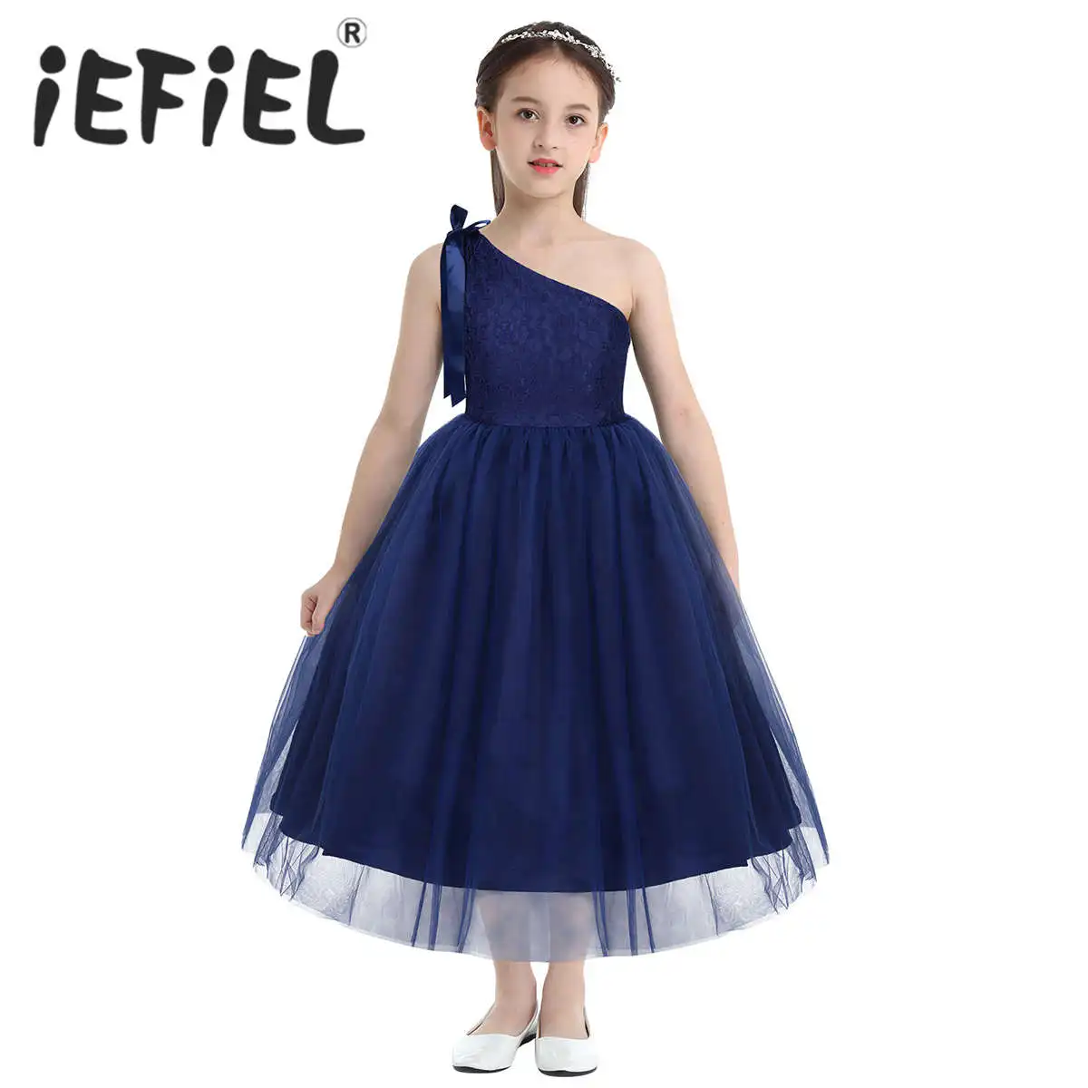 Детское платье принцессы с одним плечом, Вышитый цветочный кружевной бант, платье принцессы для конкурса красоты, платье из тюля для свадьб...
Детское платье принцессы с одним плечом, Вышитый цветочный кружевной бант, платье принцессы для конкурса красоты, платье из тюля для свадьб...