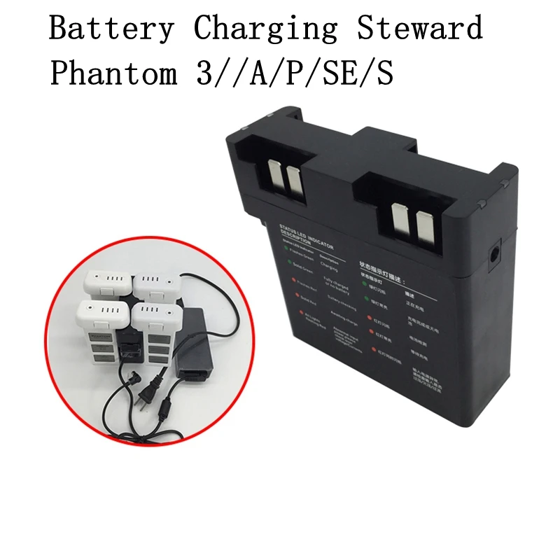 Battery Charging Steward Housekeeper Butler Parallel Extension Hub Universal Charger Manager for DJI Phantom 3/A/P/SE/S Charger
Battery Charging Steward Housekeeper Butler Parallel Extension Hub Universal Charger Manager for DJI Phantom 3/A/P/SE/S Charger