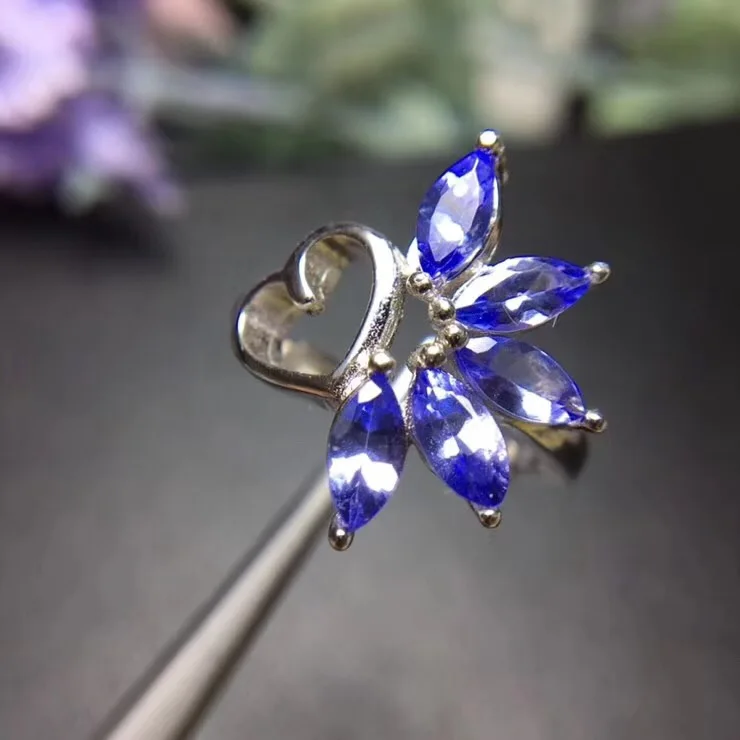 Uloveido Natural Tanzanite Ring, 925 Sterling Silver,Natural Gemstone,Birthstone Ring for Women, Certificate,Gift Box FJ345
Uloveido Natural Tanzanite Ring, 925 Sterling Silver,Natural Gemstone,Birthstone Ring for Women, Certificate,Gift Box FJ345