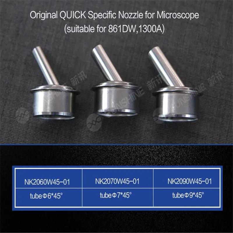 Оригинальный микроскоп QUICK 861DW, специальная воздушная насадка, насадка горячего воздуха NK2060W NK2070W NK2090W для QUICK 861DW QUICK 1300A
Оригинальный микроскоп QUICK 861DW, специальная воздушная насадка, насадка горячего воздуха NK2060W NK2070W NK2090W для QUICK 861DW QUICK 1300A