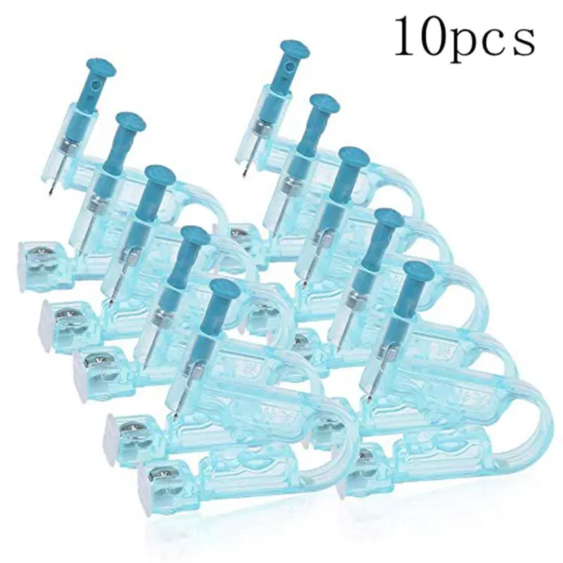 10Pcs Disposable Safety Sterile Ear Piercing Gun Unit Tool with Alcohol Pad Asepsis Pierce Kit for Piercing Supplie
10Pcs Disposable Safety Sterile Ear Piercing Gun Unit Tool with Alcohol Pad Asepsis Pierce Kit for Piercing Supplie