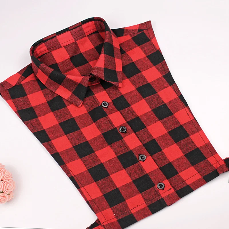 Plaid Lady Detachable Collar Shirt 2019 Cotton Fake Collar Women Removable Peto Mujer Chemisier Tie False Collar Shirt Faux Cols
Plaid Lady Detachable Collar Shirt 2019 Cotton Fake Collar Women Removable Peto Mujer Chemisier Tie False Collar Shirt Faux Cols
