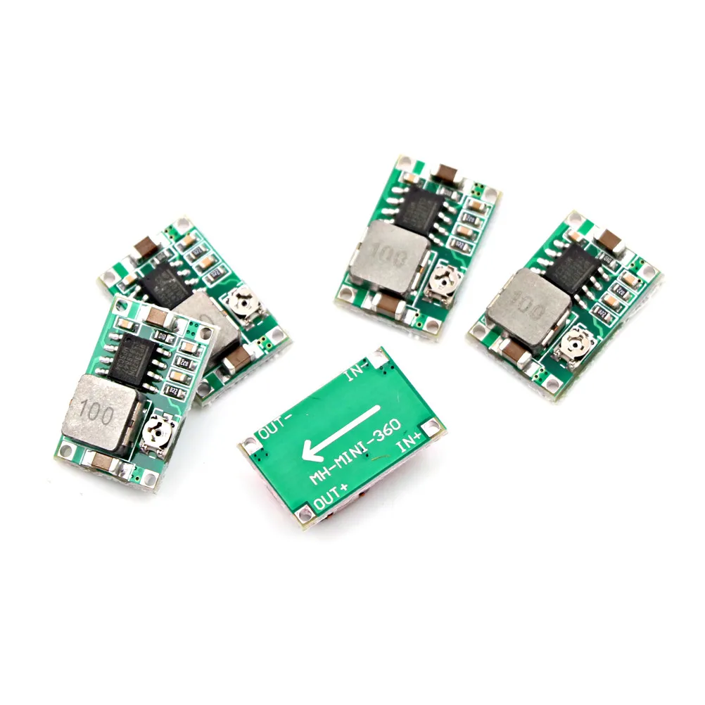 5 шт./лот LM2596 RC самолет модуль Mini 360 DC DC/DC понижающий преобразователь подпушка