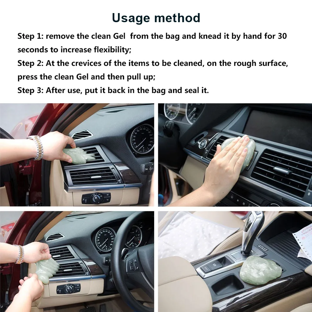 Magic Car Cleaning Glue Car Cleaner Glue Car Cleaning Tools Car Dust Cleaning Glue Panel Air Vent Outlet Dashboard Laptop Home
Magic Car Cleaning Glue Car Cleaner Glue Car Cleaning Tools Car Dust Cleaning Glue Panel Air Vent Outlet Dashboard Laptop Home