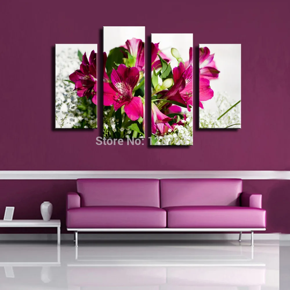 4 panels 100% High Quality Best-Selling Flowers Home Wall Decoration Modern Oil Painting on Canvas Unframed High Quality
4 panels 100% High Quality Best-Selling Flowers Home Wall Decoration Modern Oil Painting on Canvas Unframed High Quality