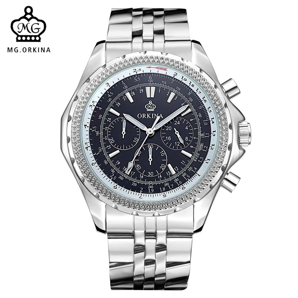 MG. ORKINA Relogios Masculino Mens Quarts Analog Wristwatch Big Case MIYOTA JS20 Movt Stainless Steel Band Waterproof Clock Men
MG. ORKINA Relogios Masculino Mens Quarts Analog Wristwatch Big Case MIYOTA JS20 Movt Stainless Steel Band Waterproof Clock Men