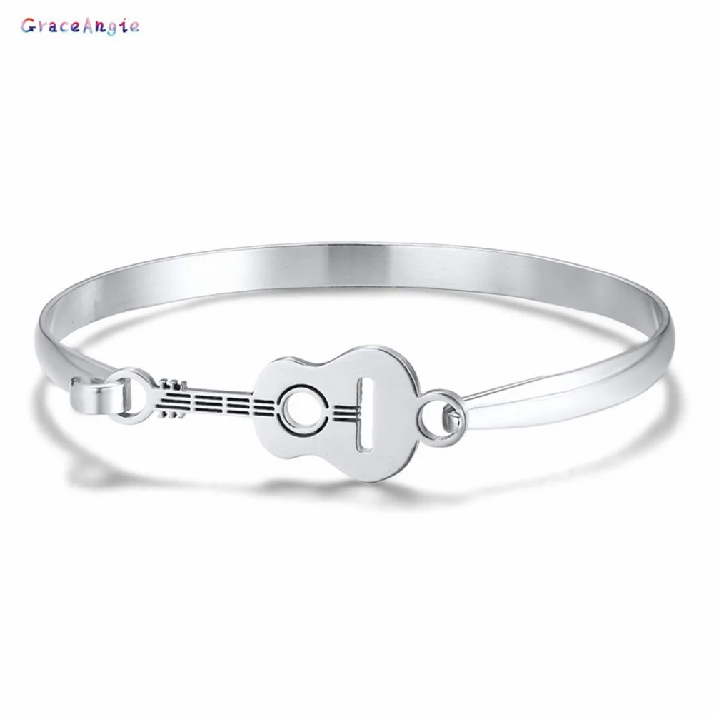 GraceAngie 1 шт. модный браслет из нержавеющей стали форма гитары Pulseiras массивные серебряные женские Металлические Браслеты Ювелирные изделия По...
GraceAngie 1 шт. модный браслет из нержавеющей стали форма гитары Pulseiras массивные серебряные женские Металлические Браслеты Ювелирные изделия По...