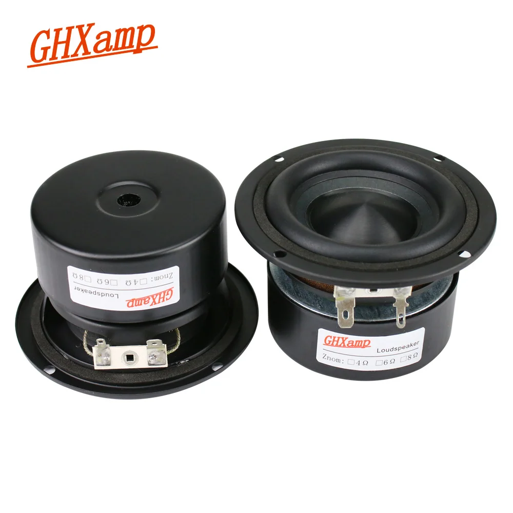 GHXAMP 2 шт. 3 дюймовый динамик вуфера 4 Ом 25 Вт Hi-Fi сабвуфер Loudspeaekr домашнего кинотеатра Корундовая керамика, резина край
GHXAMP 2 шт. 3 дюймовый динамик вуфера 4 Ом 25 Вт Hi-Fi сабвуфер Loudspeaekr домашнего кинотеатра Корундовая керамика, резина край