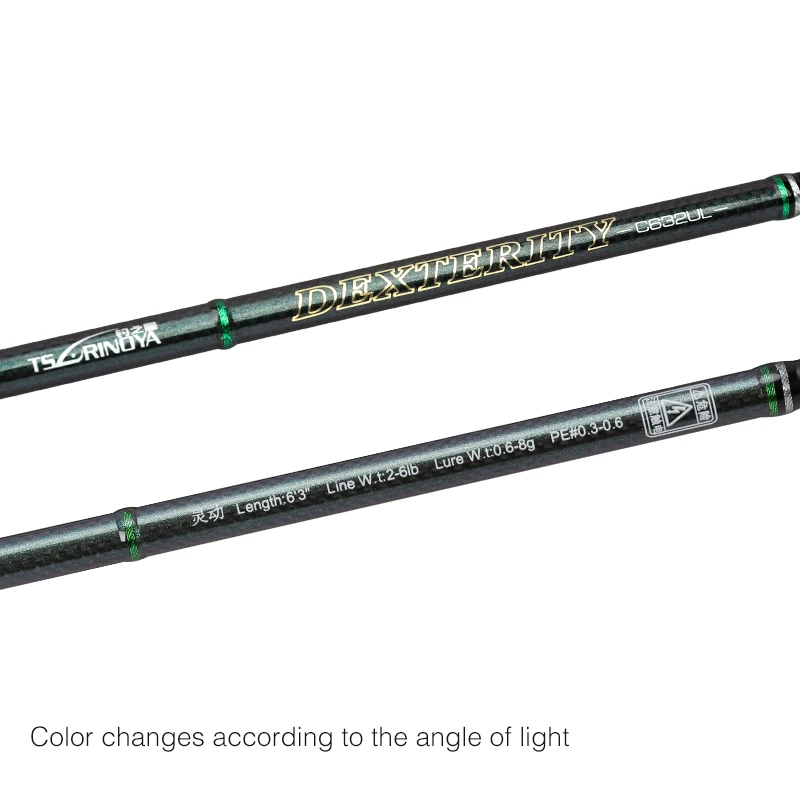TSURINOYA Dexterity 632ULC 1.89m UL Bait Casting Rod FUJI Accessories Carbon Lure Baitcasting Fishing Rod Pesca Stick Cane
TSURINOYA Dexterity 632ULC 1.89m UL Bait Casting Rod FUJI Accessories Carbon Lure Baitcasting Fishing Rod Pesca Stick Cane