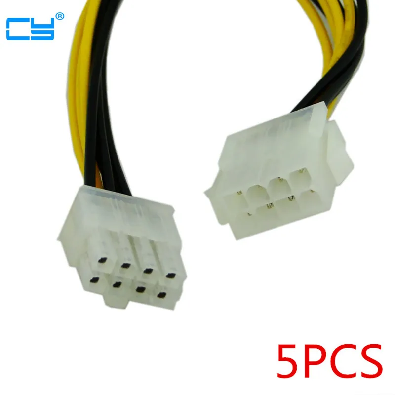 5 штук в партии, белый цвет, 8 контактов, ATX 12V CPU EPS P4 Удлинительный кабель питания 20 см
5 штук в партии, белый цвет, 8 контактов, ATX 12V CPU EPS P4 Удлинительный кабель питания 20 см