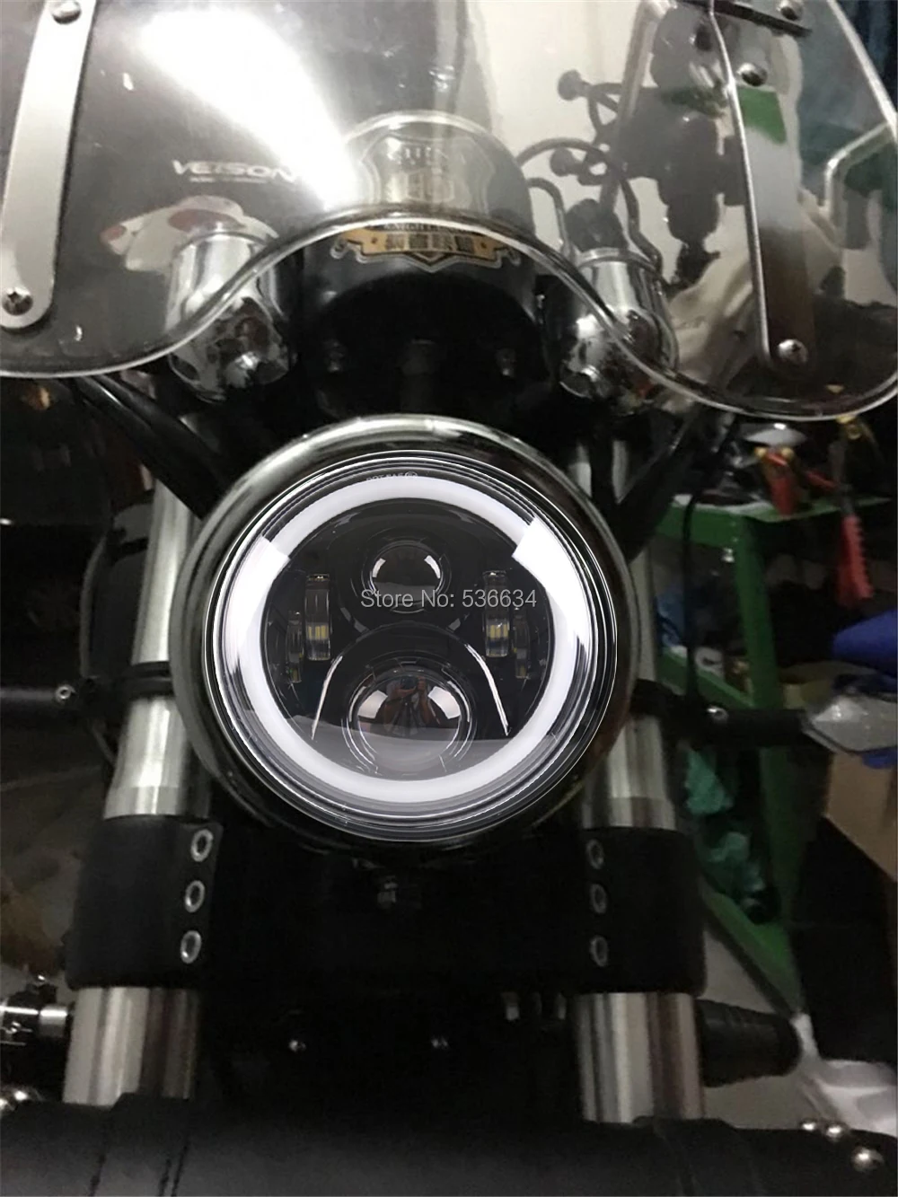7 Inch LED Round Projector Headlight Hi/Lo Beam and DRL Halo+LED Headlight Mounting Bracket Ring For Electra Glide Ultra Classic
7 Inch LED Round Projector Headlight Hi/Lo Beam and DRL Halo+LED Headlight Mounting Bracket Ring For Electra Glide Ultra Classic