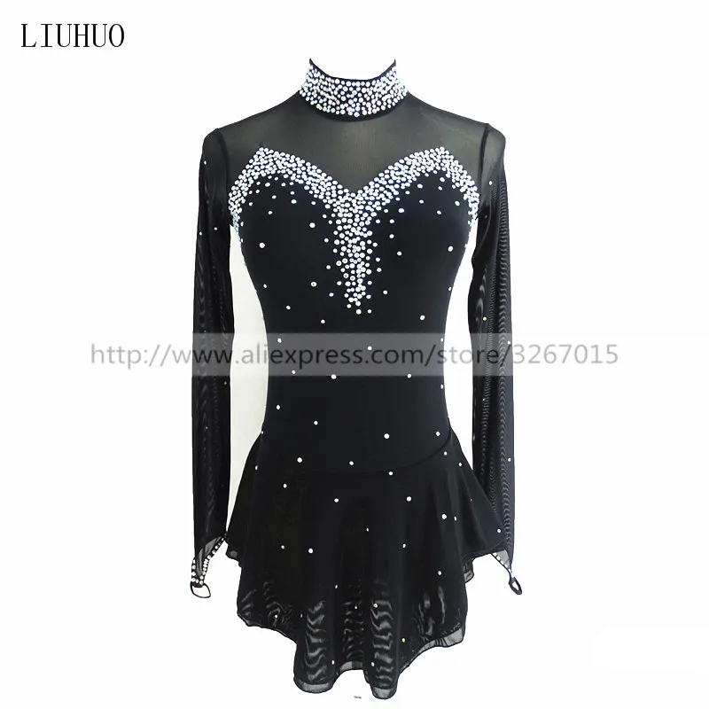 LIUHUO Figure Skating Dress Women's Girls' Ice Black Collar Long Sleeve Competition Performance Clothing Rhythmic Gymnastics Kid
LIUHUO Figure Skating Dress Women's Girls' Ice Black Collar Long Sleeve Competition Performance Clothing Rhythmic Gymnastics Kid