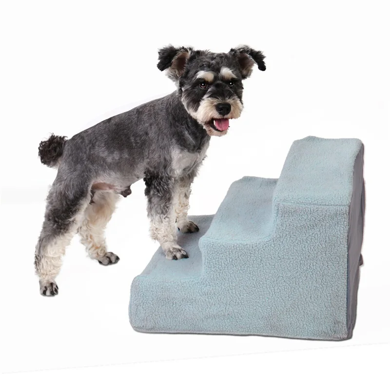 Pet Stairs Ramps for High Beds 3 Steps Ladder for Small Dogs and Cats Anti-slip Removable Washable Puppy Bed Stairs Dog House
Pet Stairs Ramps for High Beds 3 Steps Ladder for Small Dogs and Cats Anti-slip Removable Washable Puppy Bed Stairs Dog House