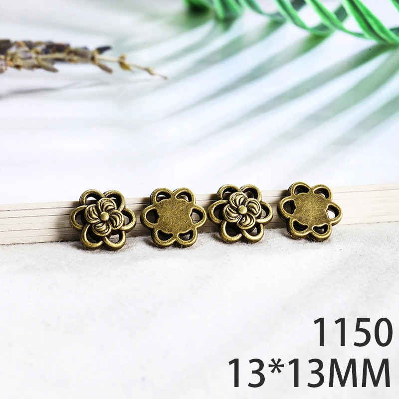 13*13mm 6pcs Flowers Alloy Pendant For Diy Jewelry Making 2 Colors Antique Silver Antique Bronze No.1150
13*13mm 6pcs Flowers Alloy Pendant For Diy Jewelry Making 2 Colors Antique Silver Antique Bronze No.1150
