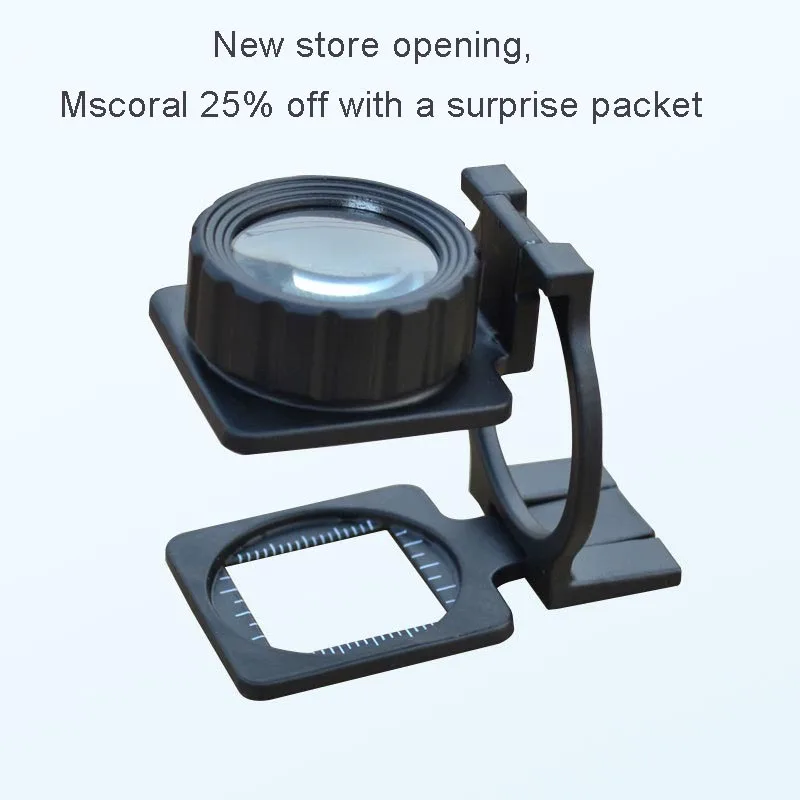 Double-Layer Linen Tester 10X Longitude Density Mirrors See Dot Fabric Professional Inspection Doves Eye Magnifier Wholesale
Double-Layer Linen Tester 10X Longitude Density Mirrors See Dot Fabric Professional Inspection Doves Eye Magnifier Wholesale