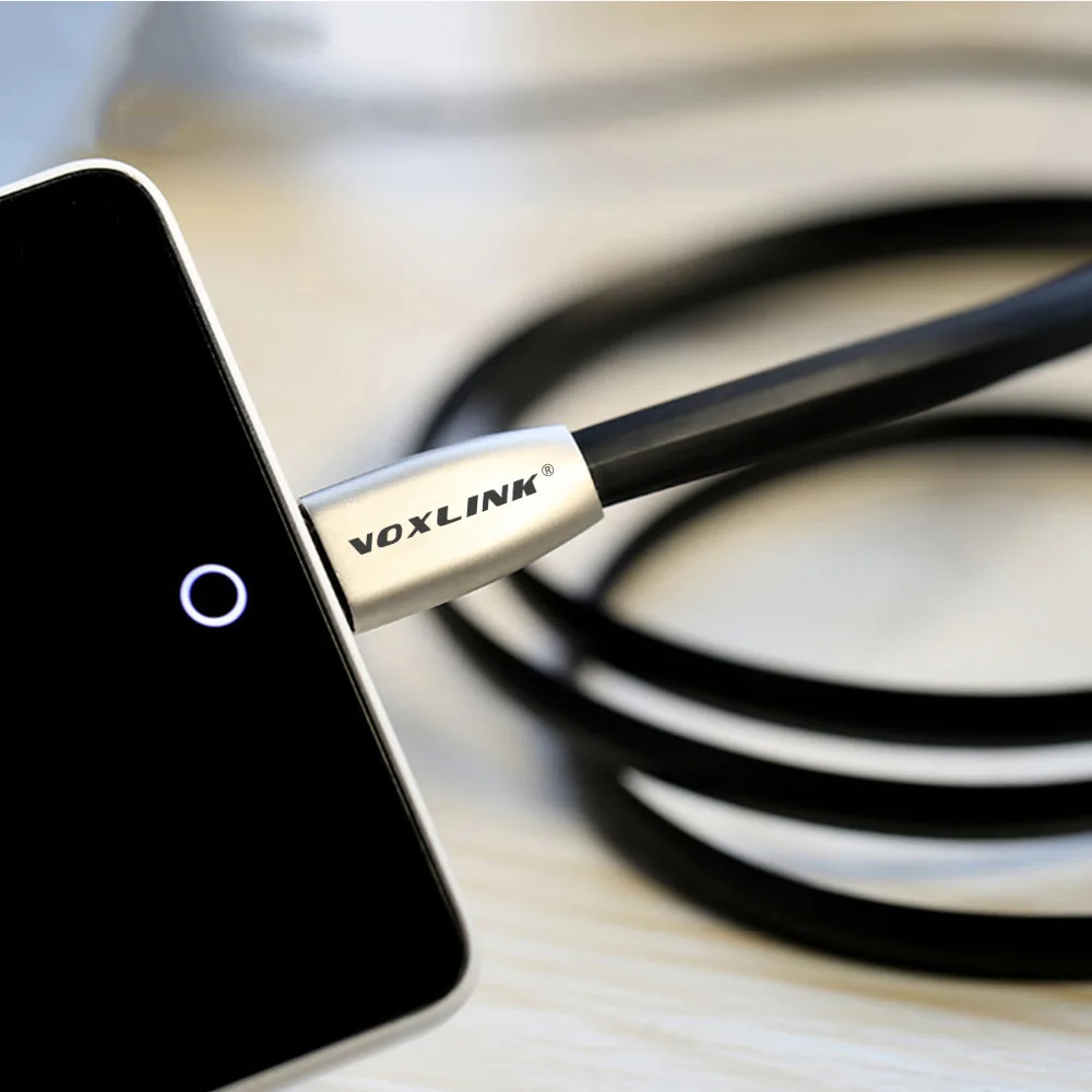 VOXLINK Wholesale 5pcs/lot 3D Zinc Alloy Fast Charging Data Sync Micro USB Cable for Samsung HTC LG huawei Android phones | Мобильные
