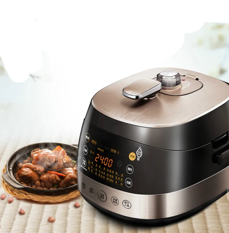 Electric Pressure Cookers Household 5L strong electric pressure cooker IH rice 3 people -6 people.NEW
Electric Pressure Cookers Household 5L strong electric pressure cooker IH rice 3 people -6 people.NEW