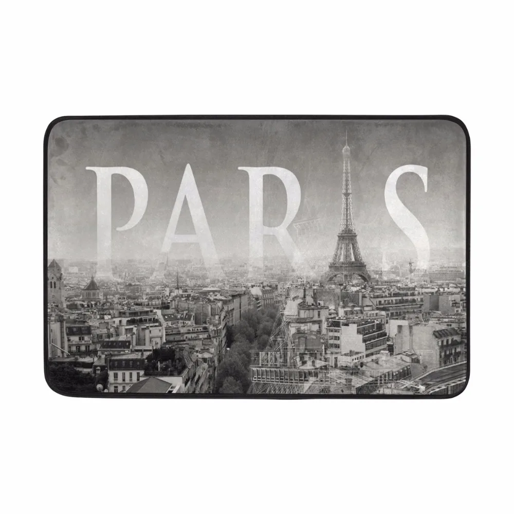 PARIS Pattern Floor Mat In The Kitchen Quick-drying Water Absorption Bath Mat Anti Skid Bathroom Rugs Floor Carpet
PARIS Pattern Floor Mat In The Kitchen Quick-drying Water Absorption Bath Mat Anti Skid Bathroom Rugs Floor Carpet