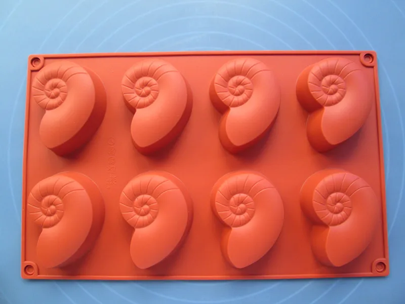 1pcs 8-Holes Snail Shaped Good Quality 100% Food Grade Silicone Cake/Jelly/Pudding/Ice/Candy DIY Mold
1pcs 8-Holes Snail Shaped Good Quality 100% Food Grade Silicone Cake/Jelly/Pudding/Ice/Candy DIY Mold