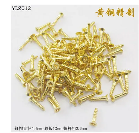 Home decoration Brass fittings copper wood screw countersunk head tapping screws 2.5mm*12mm
Home decoration Brass fittings copper wood screw countersunk head tapping screws 2.5mm*12mm