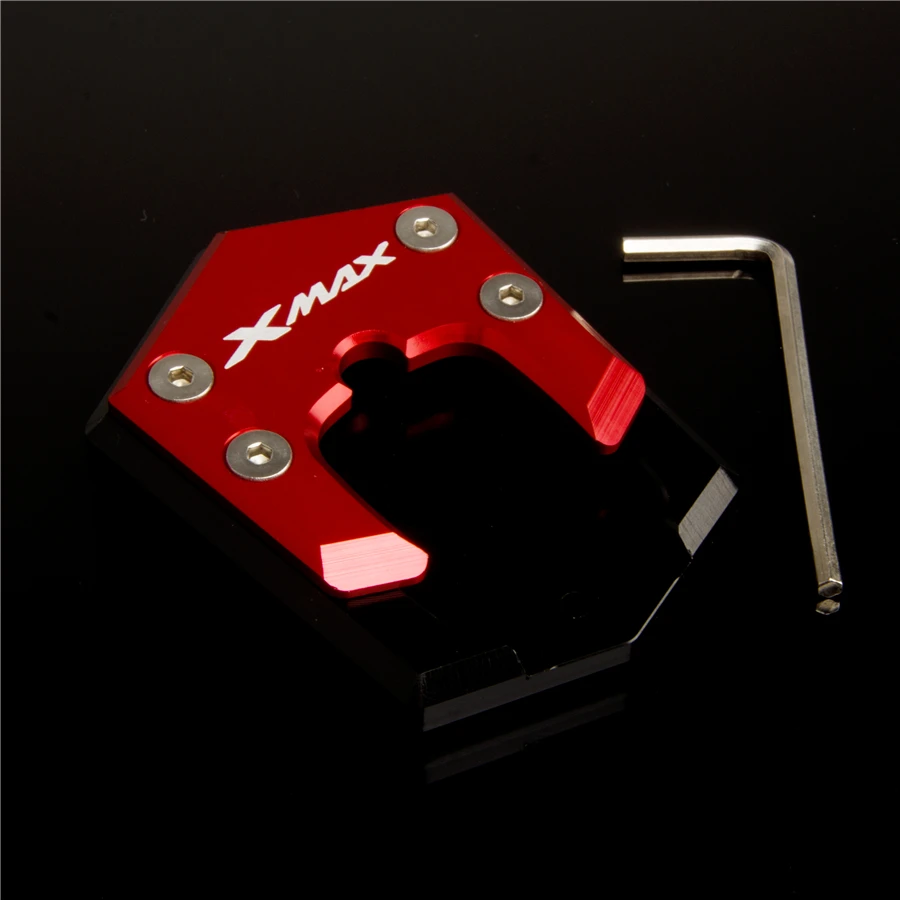 LOGO XMAX For Yamaha XMAX 125 2019 X-MAX 300 X-MAX300 2017 2018 2019 Side Stand Enlarger Kick stand extension plate
LOGO XMAX For Yamaha XMAX 125 2019 X-MAX 300 X-MAX300 2017 2018 2019 Side Stand Enlarger Kick stand extension plate