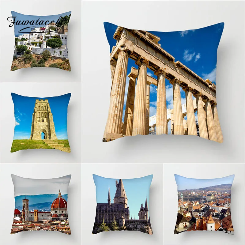 Fuwatacchi Castle Scenic Cushion Cover River Grassland Decorative Pillows Cover For Car Home Sofa Decoration Pillowcase
Fuwatacchi Castle Scenic Cushion Cover River Grassland Decorative Pillows Cover For Car Home Sofa Decoration Pillowcase
