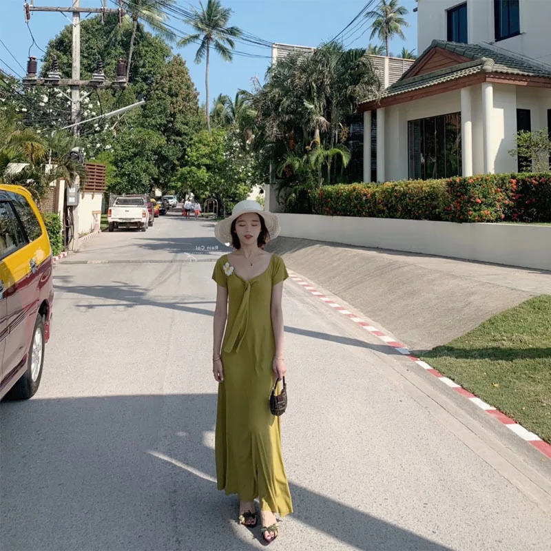 dress summer Stylish long type dress elegant lady casual female sundress Plus-sized beach dress
dress summer Stylish long type dress elegant lady casual female sundress Plus-sized beach dress