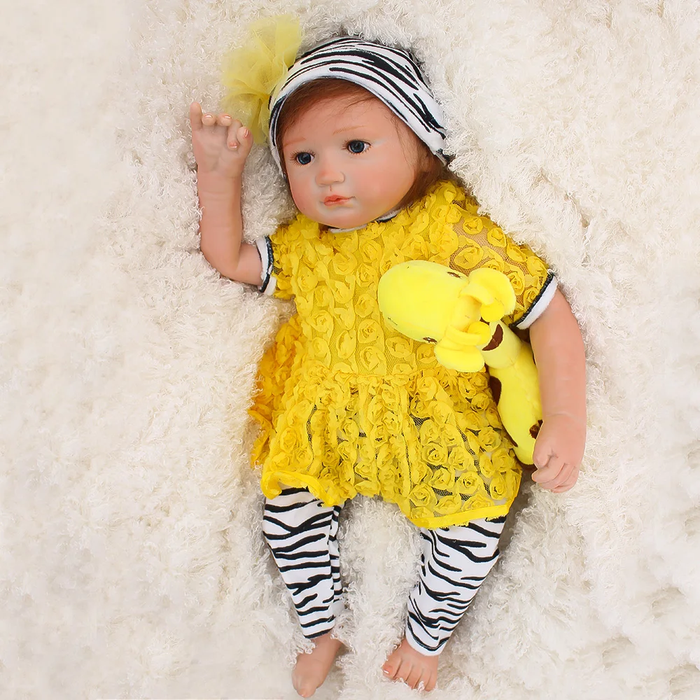 Bebes reborn silicone real baby doll toys 19"46cm cotton body soft alive newborn girl dolls toys child gift oyuncak bebekler
Bebes reborn silicone real baby doll toys 19"46cm cotton body soft alive newborn girl dolls toys child gift oyuncak bebekler
